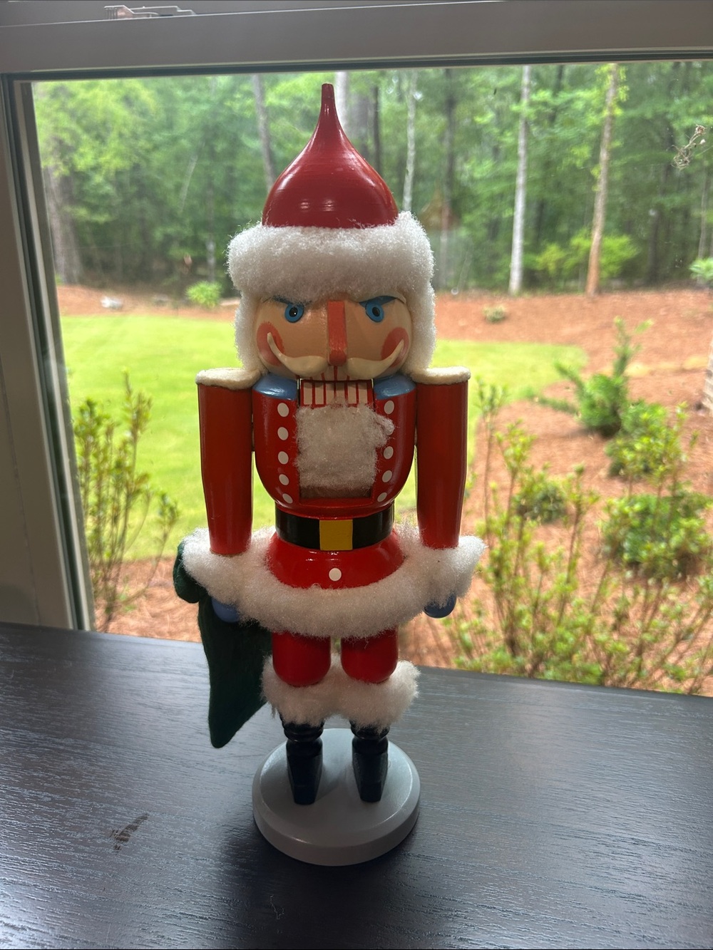 Vintage Erzgebirge Expertic Santa Claus Nutcracker Wooden Figurine